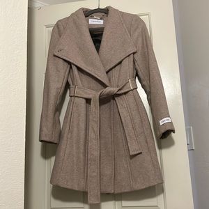 Calvin Klein Wrap Coat